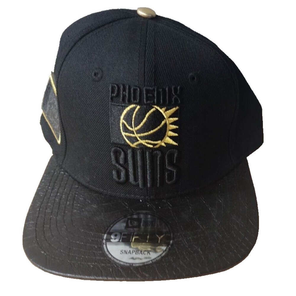 Pro Standard Phoenix Suns HWC 25' Black Hat Leather Brim SnapBack NEW - Picture 9 of 12